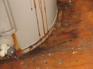 Rust on a Water Heater